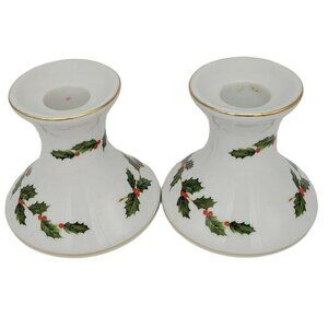 Vintage Lefton Taper Candlestick Holders Pair